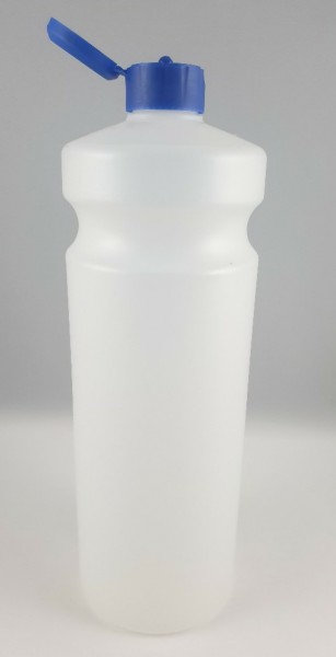 Flasche leer mit Spritzverschluss