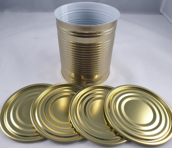 KONSERVENDOSE MIT DECKEL 99/119ca.800gr. WEIßBLECHDOSE 10St.
