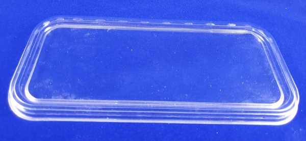 Deckel für Rechteck Salatschale länglich transparent 500ml und 1000ml