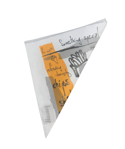 Pommes Spitztüte 'Snack' 17cm