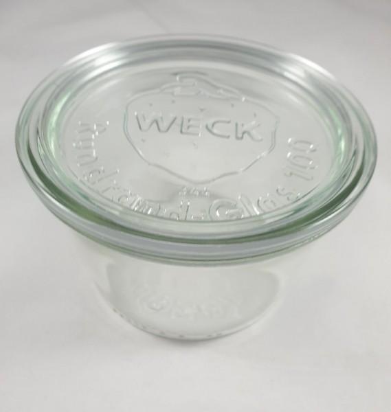 WECK Sturzglas 370 ml (1/4 Liter) inkl. Glasdeckel 6 St