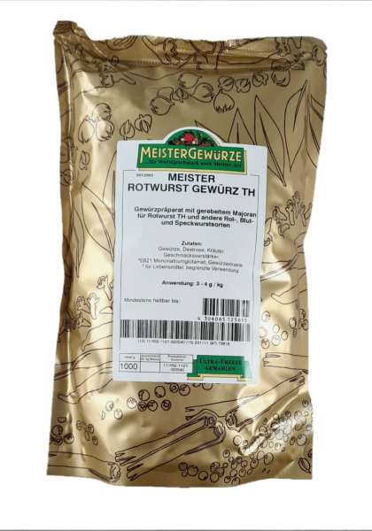 Meistergewürz Rotwurst Blutwurst TH VE 1kg