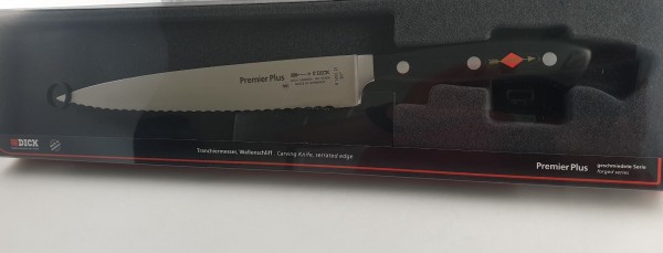 Tranchiermesser Wellenschliff geschmiedet F. Dick
