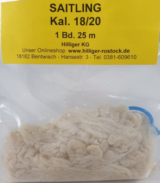 Saitlinge füllfertig 25 Meter verschiedene Kaliber