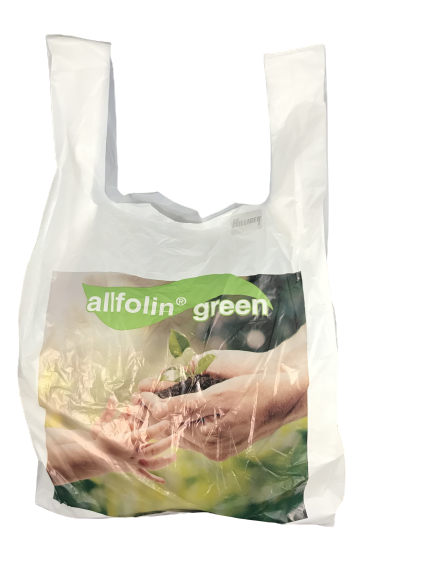 Hemdchen-Tragetaschen Bio ''allfolin green'' VE 500 St kompostierbar