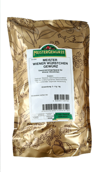 Meistergewürz Wiener Würstchen VE 1kg