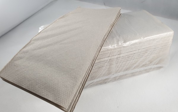 Falthandtücher natur 25x23 Zick Zack Faltung H3 250 St
