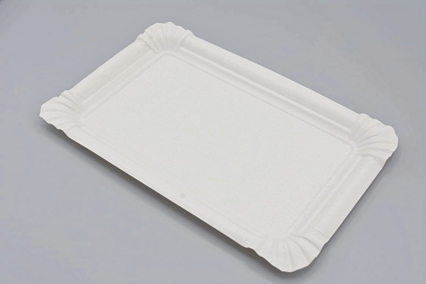 BIO Pappteller Pappen eckig 13x20cm