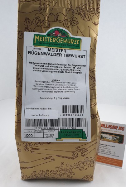 Meistergewürz Rügenwalder Teewurst