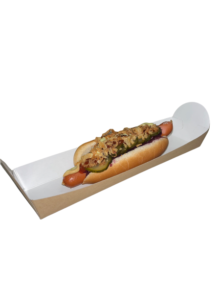 Hot Dog Tray Kraft 500 Stück
