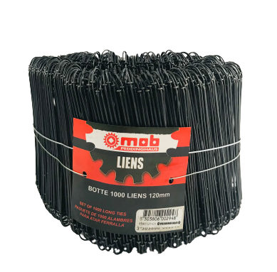 Drahtsackverschlüsse Ösenbindedraht 120 mm 1000 Stück