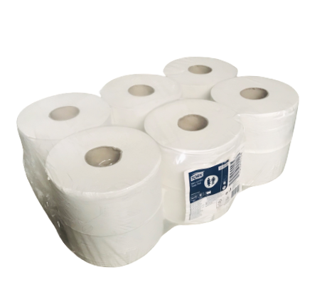 Tork Toilettenpapier 2 lagig Mini Jumbo T2 12 Stück