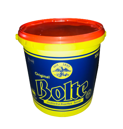 BOLTE Senf mittelscharf 10 kg Eimer