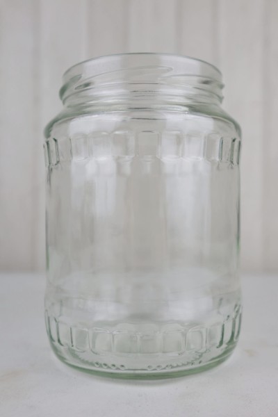 Glas 720 ml Schraubglas TWO 82 mm Facettenglas