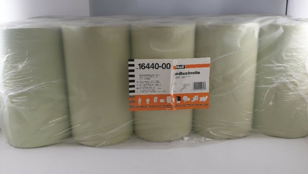 Handtuchrolle 2 lagig grün Einmalhandtücher 10Ro.
