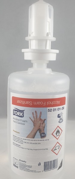 TORK Alkohol Schaum zur Händehygiene S4 Spendersystem 520101-38