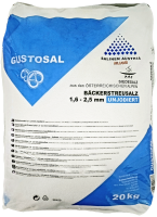 GUSTOSAL Reines Grobes Speisesalz Mühlensalz Bäckerstreusalz Körnung 1,6-2,5 mm Sack 20 kg GUSTOSAL Reines Grobes Speisesalz Mühlensalz Bäckerstreusalz Körnung 1,6-2,5 mm Sack 20 kg