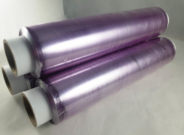 Frischhaltefolie PVC Länge 300m lila verschiedene Längen