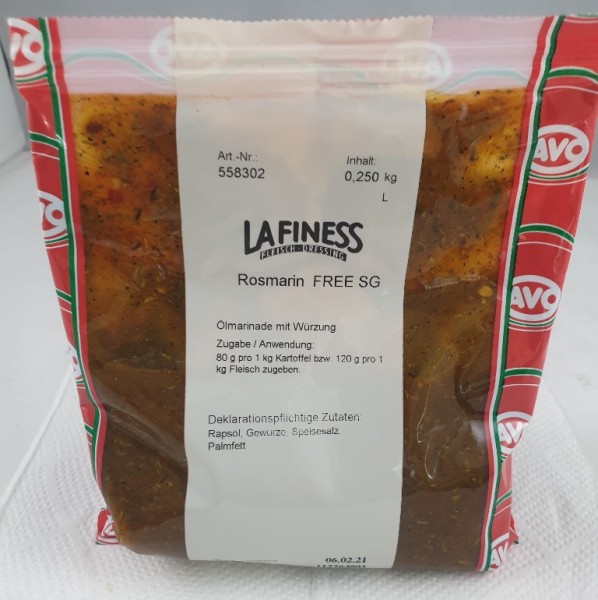 Lafiness Marinade Rosmarin VE 250g AVO