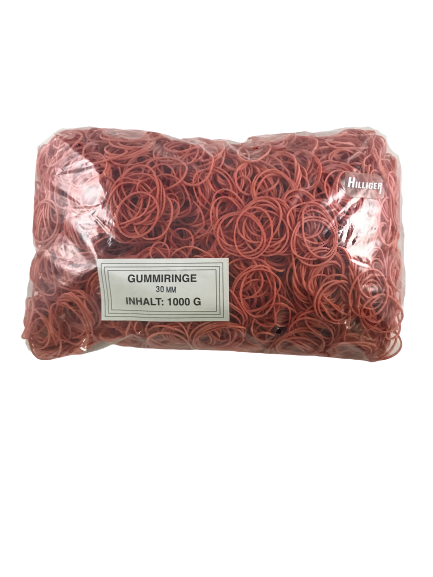 Gummiringe Haushaltsgummi ROT VE 1kg