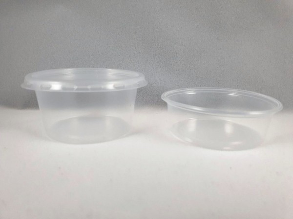 Dressingbecher mit Deckel klar 50/80ml 50 Stk