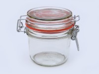 Bügelgläser Drahtbügelglas Weißglas rund Bügelgläser Drahtbügelglas Weißglas rund