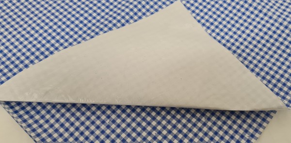 Frischpapier Frischepack Edelpack Motiv KARO BLAU Kt 12,5kg