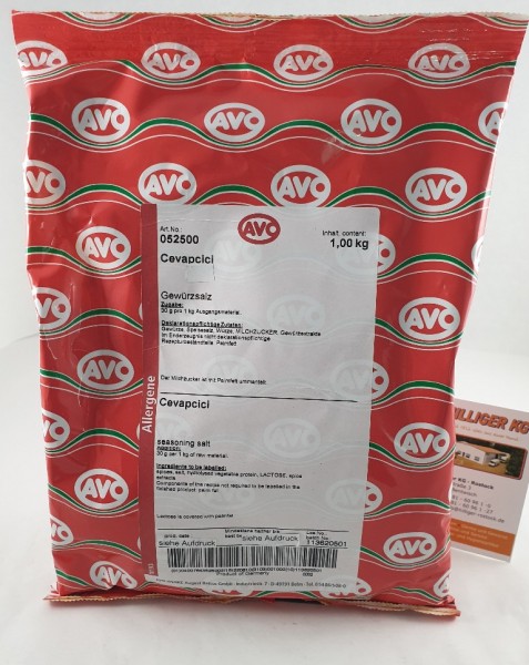 Cevapcici Gewürzsalz #052500 AVO 1kg