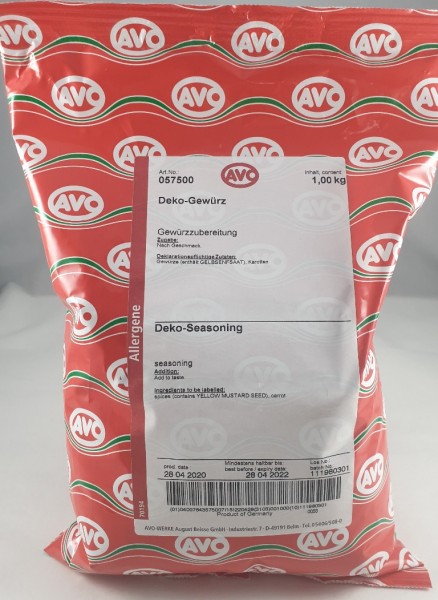 Dekorgewürz Makrelengewürz AVO VE 1kg
