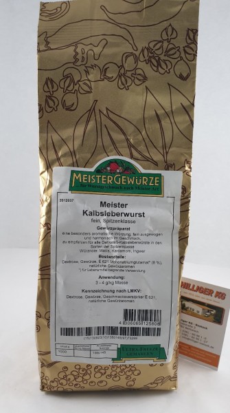 Meistergewürz Kalbsleberwurst