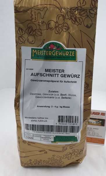 Meistergewürz Aufschnittgewürz