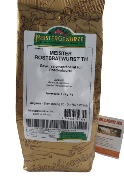 Meistergewürz Thüringer Rostbratwurst