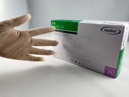 Einmalhandschuhe MAIMED LATEX puderfrei 100 St