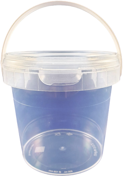 Eimer 600ml mit Deckel Originalitätsverschluss VE10 St.
